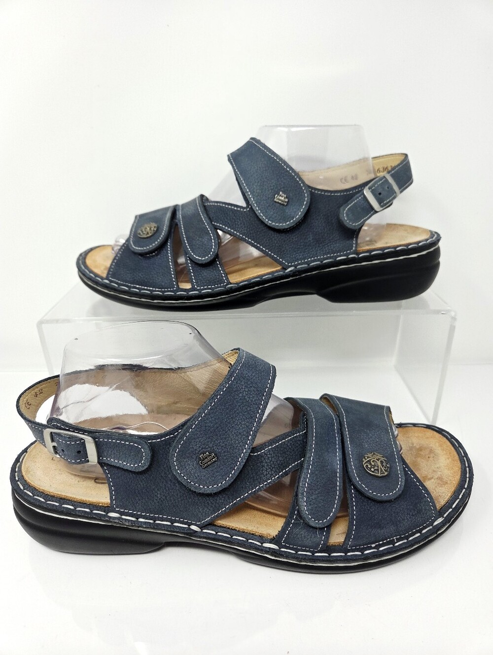 Finn Comfort Gomera-S Lake Nubuck Comfort Sandals Women’s EU 42 US 11